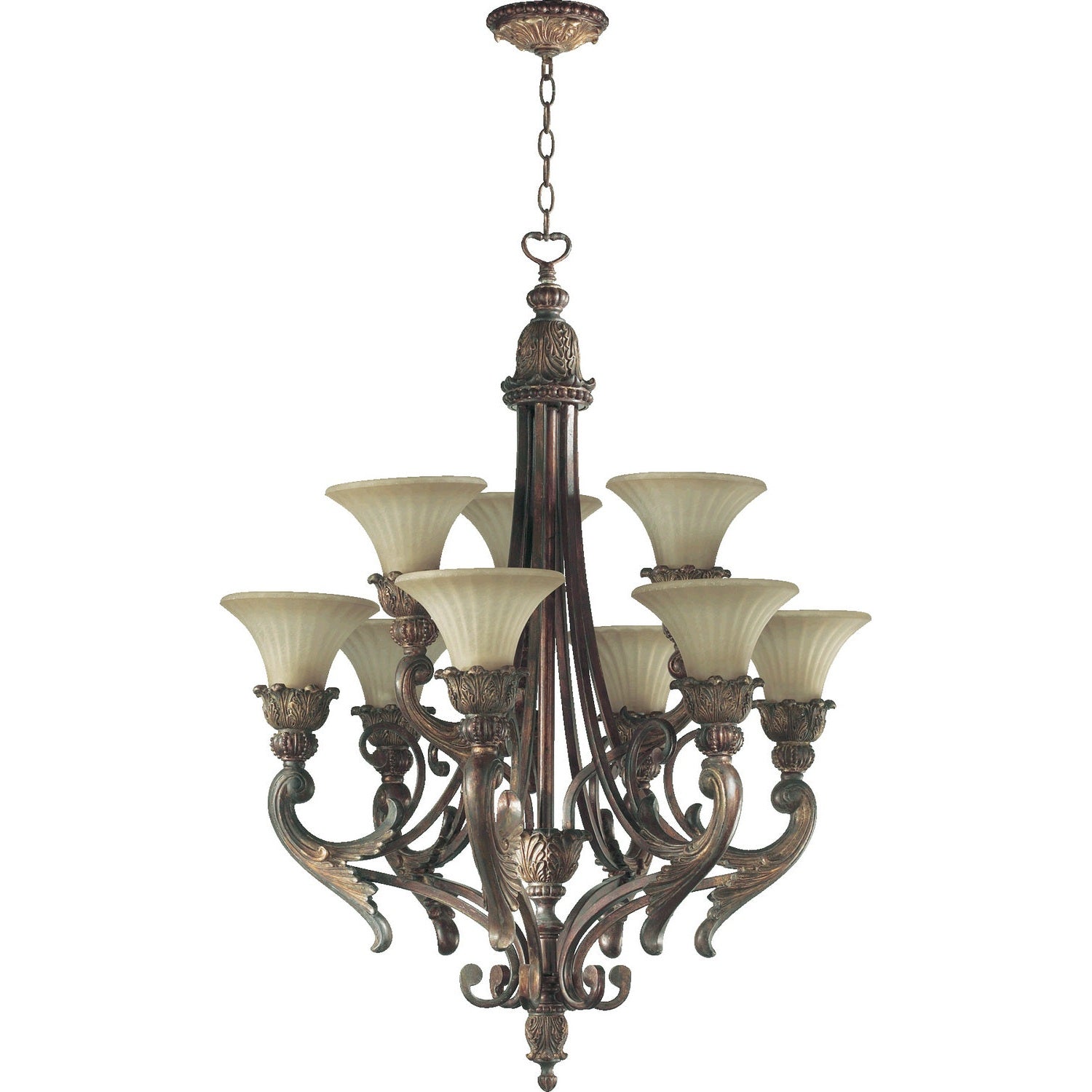 Quorum - 6230-9-88 - Nine Light Chandelier - MADELEINE - Corsican Gold