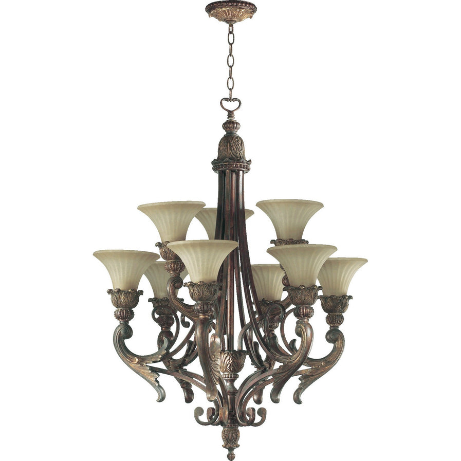 Quorum - 6230-9-88 - Nine Light Chandelier - MADELEINE - Corsican Gold