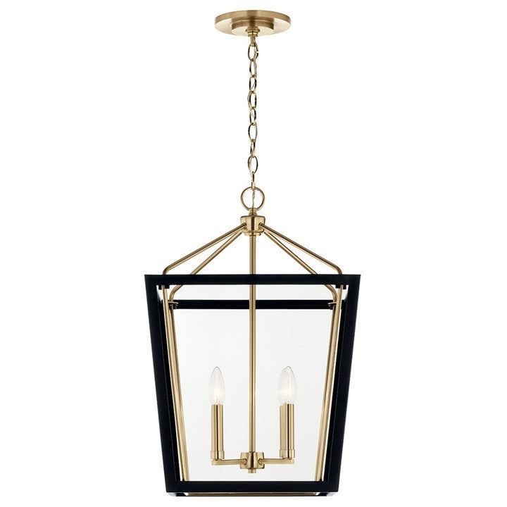 Kichler - 52620CPZBK - Four Light Foyer Pendant - Delvin - Champagne Bronze