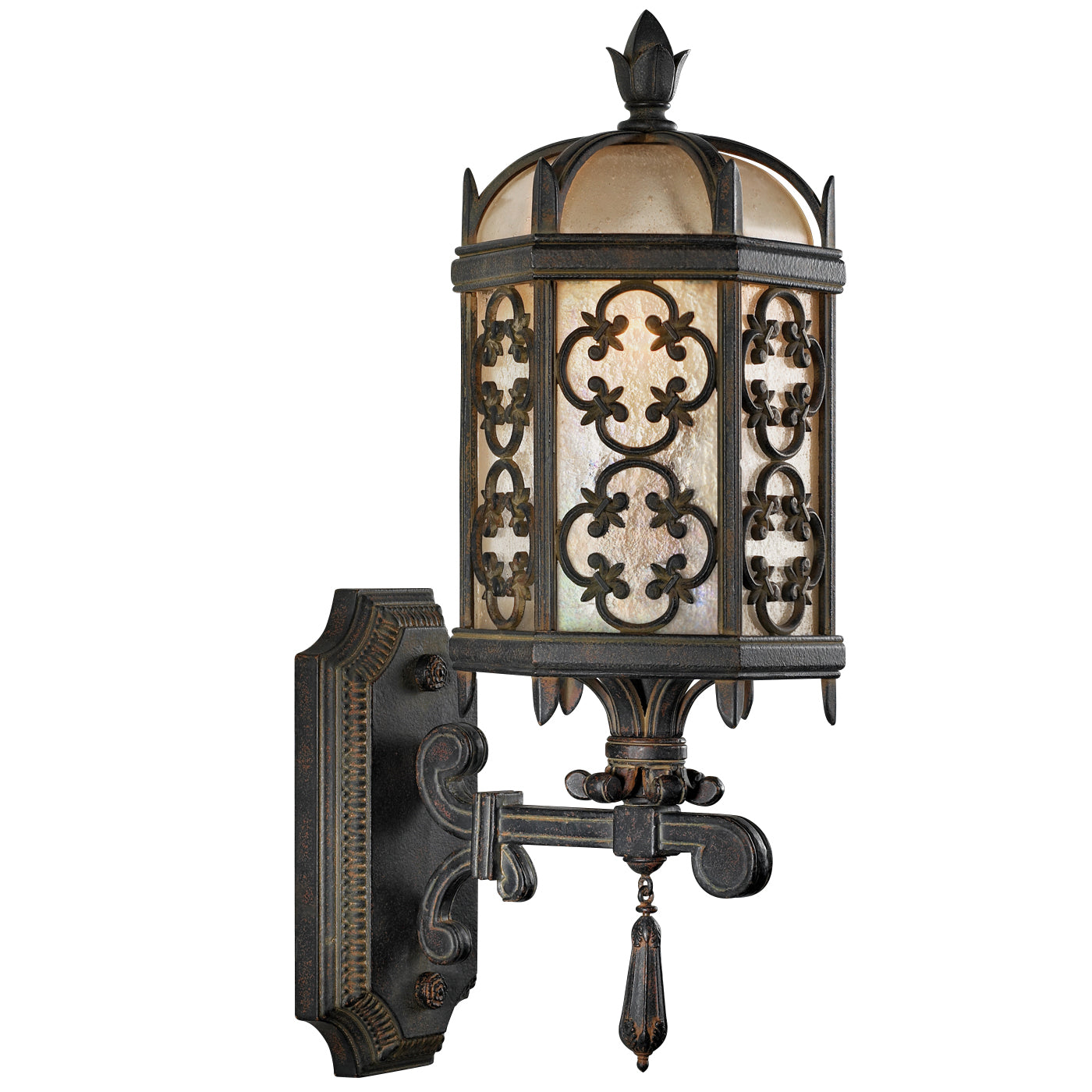 Fine Art - 329881ST - One Light Outdoor Wall Mount - Costa del Sol - Black