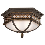Fine Art Handcrafted Lighting - 403082ST - Two Light Outdoor Flush Mount - Chateau Outdoor - Bronze