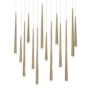 Modern Forms - PD-41714L-AB - LED Pendant - Cascade - Aged Brass