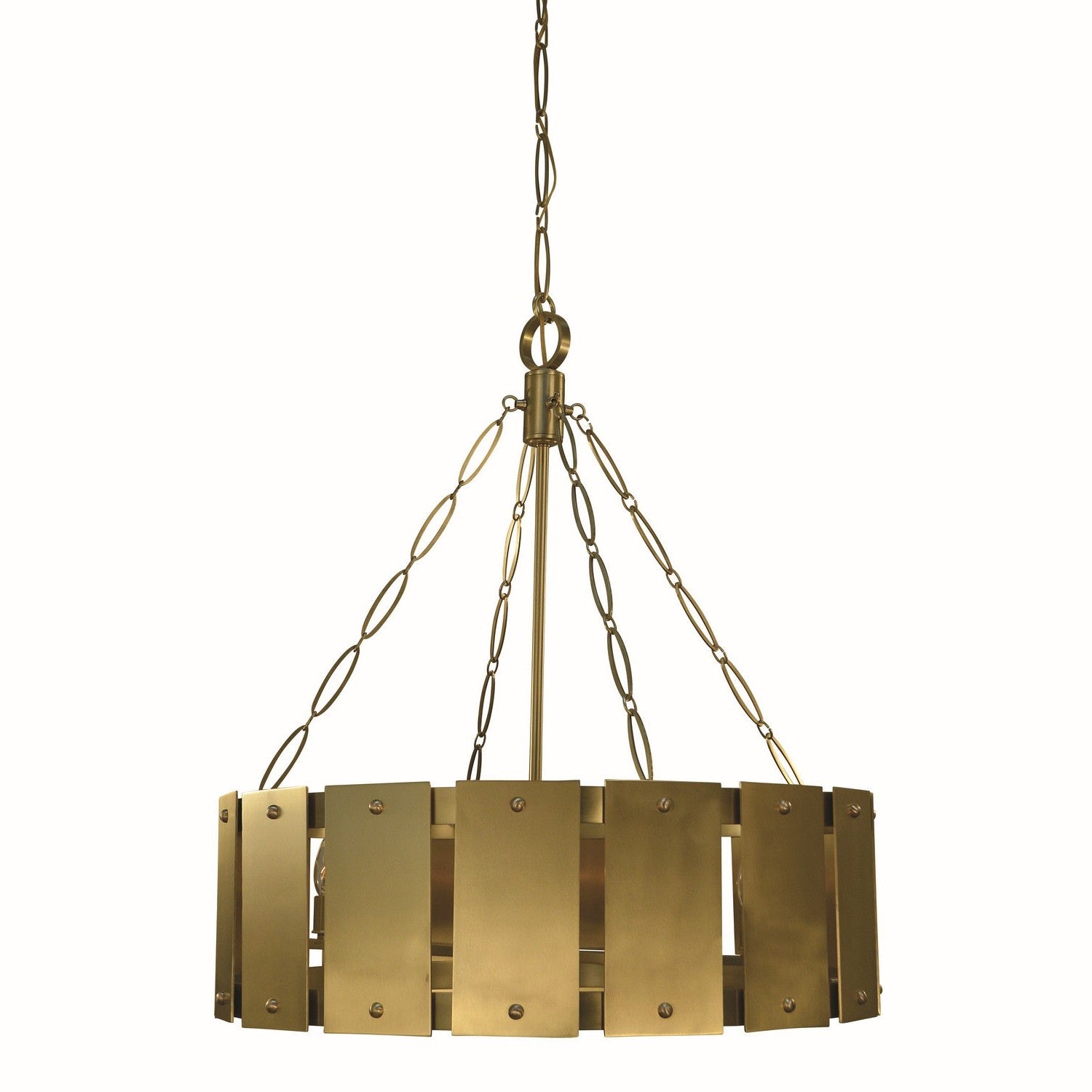Framburg - 5868 BR - Eight Light Chandelier - Barrington - Brushed Brass