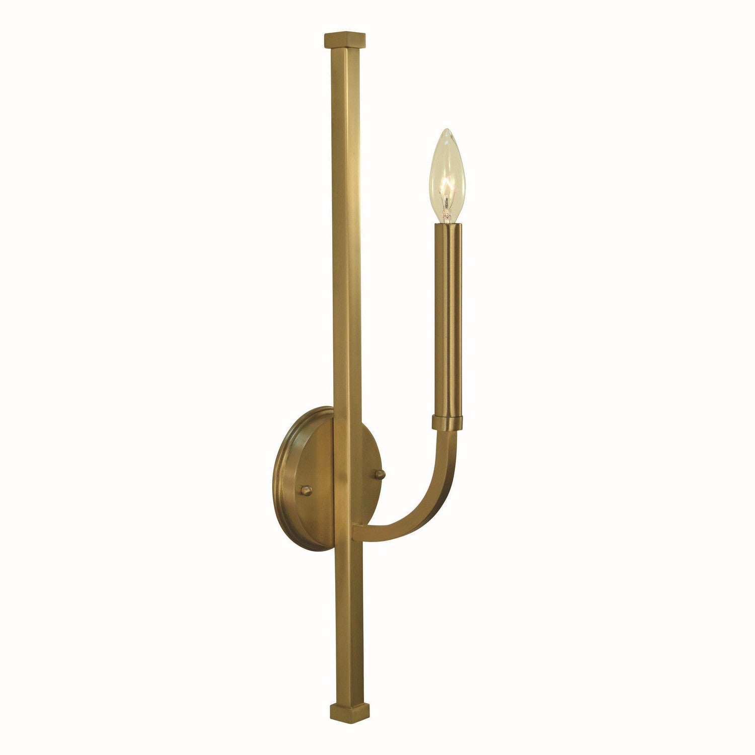 Framburg - 5871 BR - One Light Bath Sconce - Manhattan - Brushed Brass