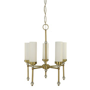 Framburg - 5885 BR - Five Light Chandelier - Emily - Brushed Brass