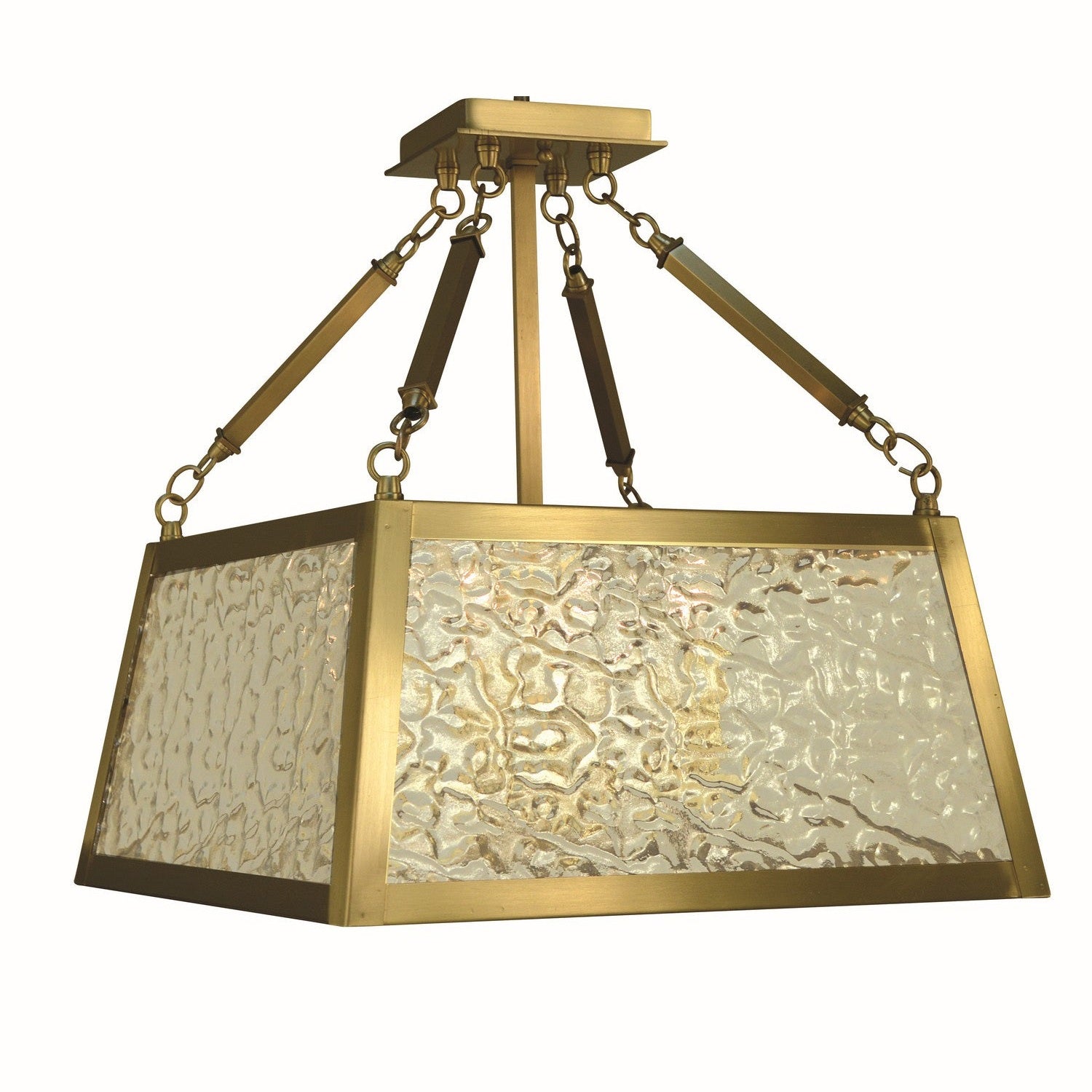 Framburg - 5897 BR - Four Light Semi-Flush Mount - Avery - Brushed Brass