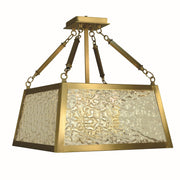 Framburg - 5897 BR - Four Light Semi-Flush Mount - Avery - Brushed Brass