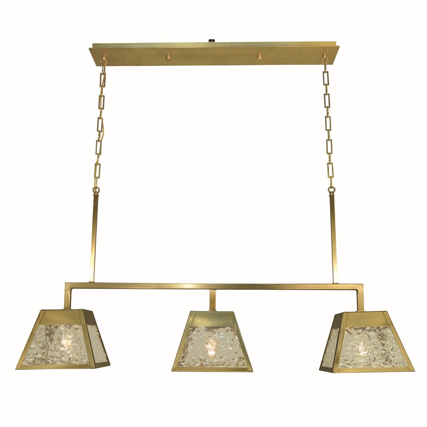 Framburg - 5899 BR - Three Light Island Chandelier - Avery - Brushed Brass