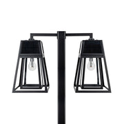 Gama Sonic - 66B50002 - Solar Post Light - Double - Aria - Black