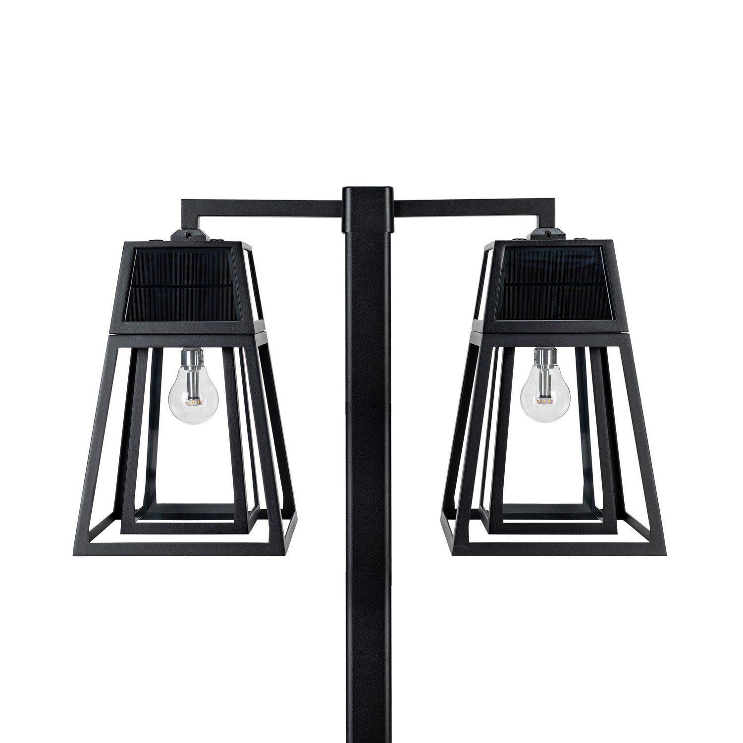 Gama Sonic - 66B50002 - Solar Post Light - Double - Aria - Black