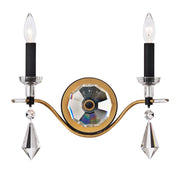 Schonbek - S5602-709/18R - Two Light Wall Sconce - Tempest - Soft Gold/Black
