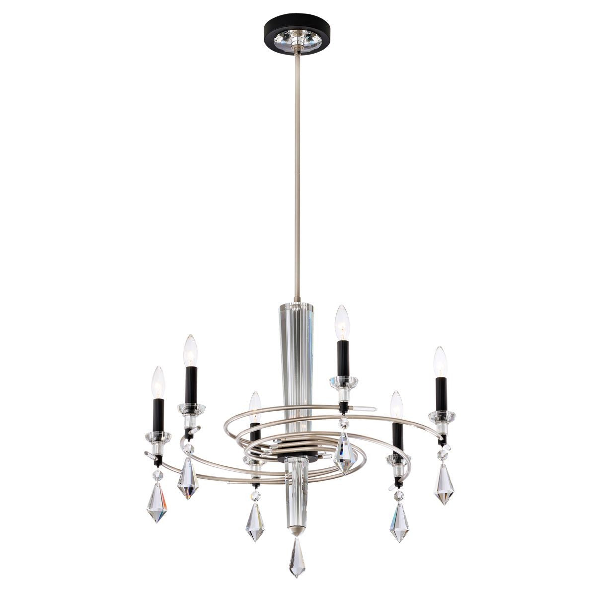 Schonbek - S5602-710/18R - Two Light Wall Sconce - Tempest - Soft Silver/Black