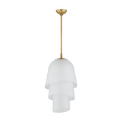 Corbett Lighting - 470-13-VB - One Light Pendant - Hela - Vintage Brass