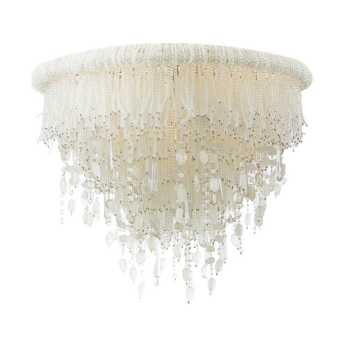 Metropolitan - N1514-613 - Six Light Flush Mount - Crystal Reign - Polished Nickel
