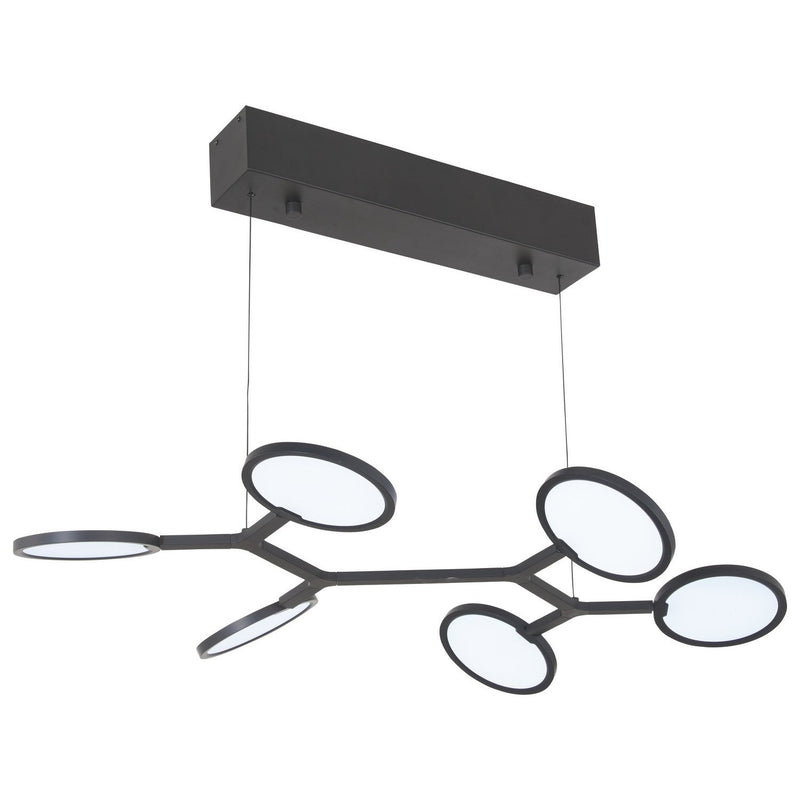George Kovacs - P1951-66A-L - LED Pendant - Bandalore - Coal