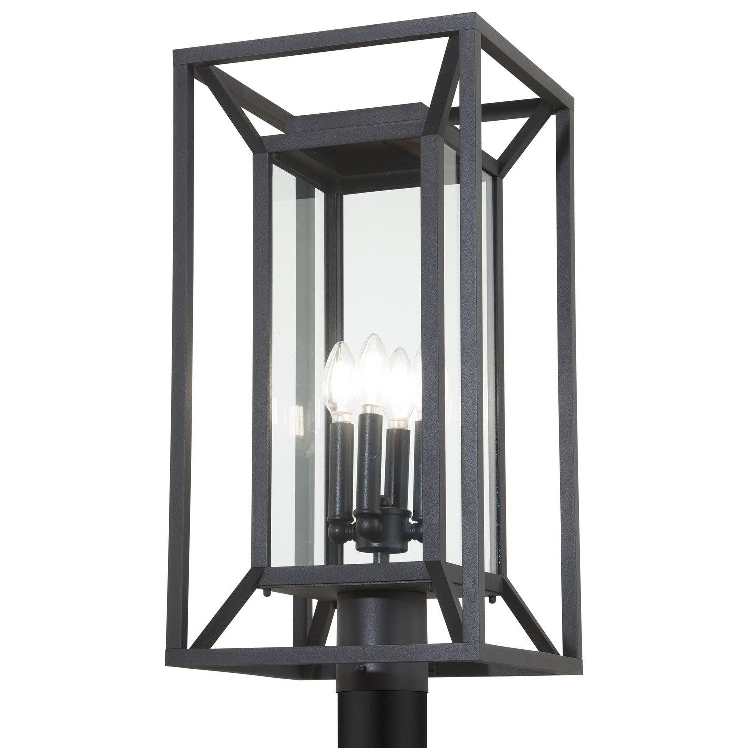 Minka-Lavery - 71266-66-C - Four Light Outdoor Post Mount - Harbor View - Sand Coal