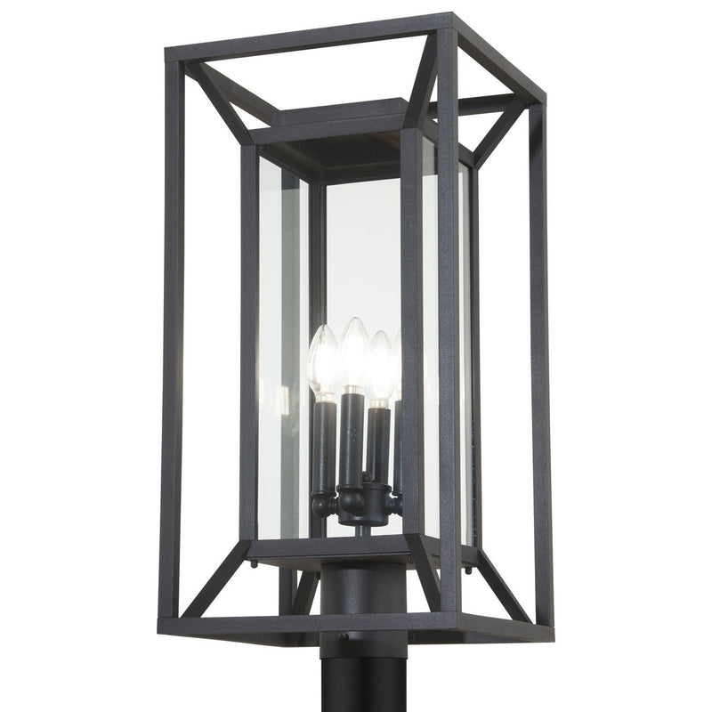 Minka-Lavery - 71266-66-C - Four Light Outdoor Post Mount - Harbor View - Sand Coal