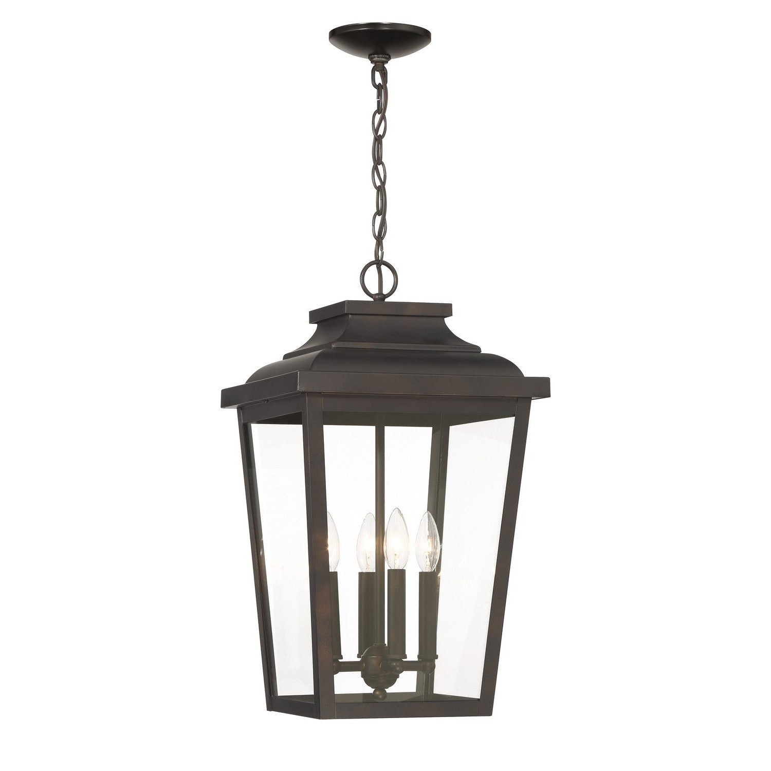 Minka-Lavery - 72175-189-C - Four Light Chain Hung - Irvington Manor - Chelesa Bronze