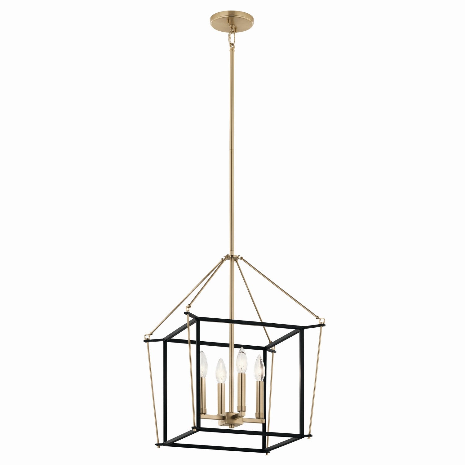 Kichler - 52626CPZ - Four Light Foyer Pendant - Eisley - Champagne Bronze