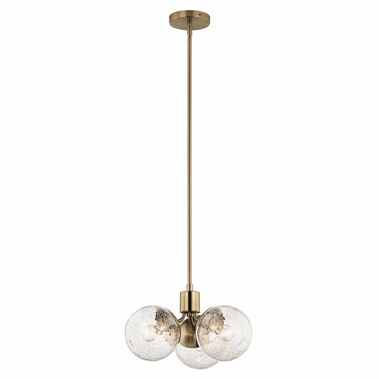 Kichler - 52700CPZ - Three Light Chandelier/Semi Flush - Silvarious - Champagne Bronze