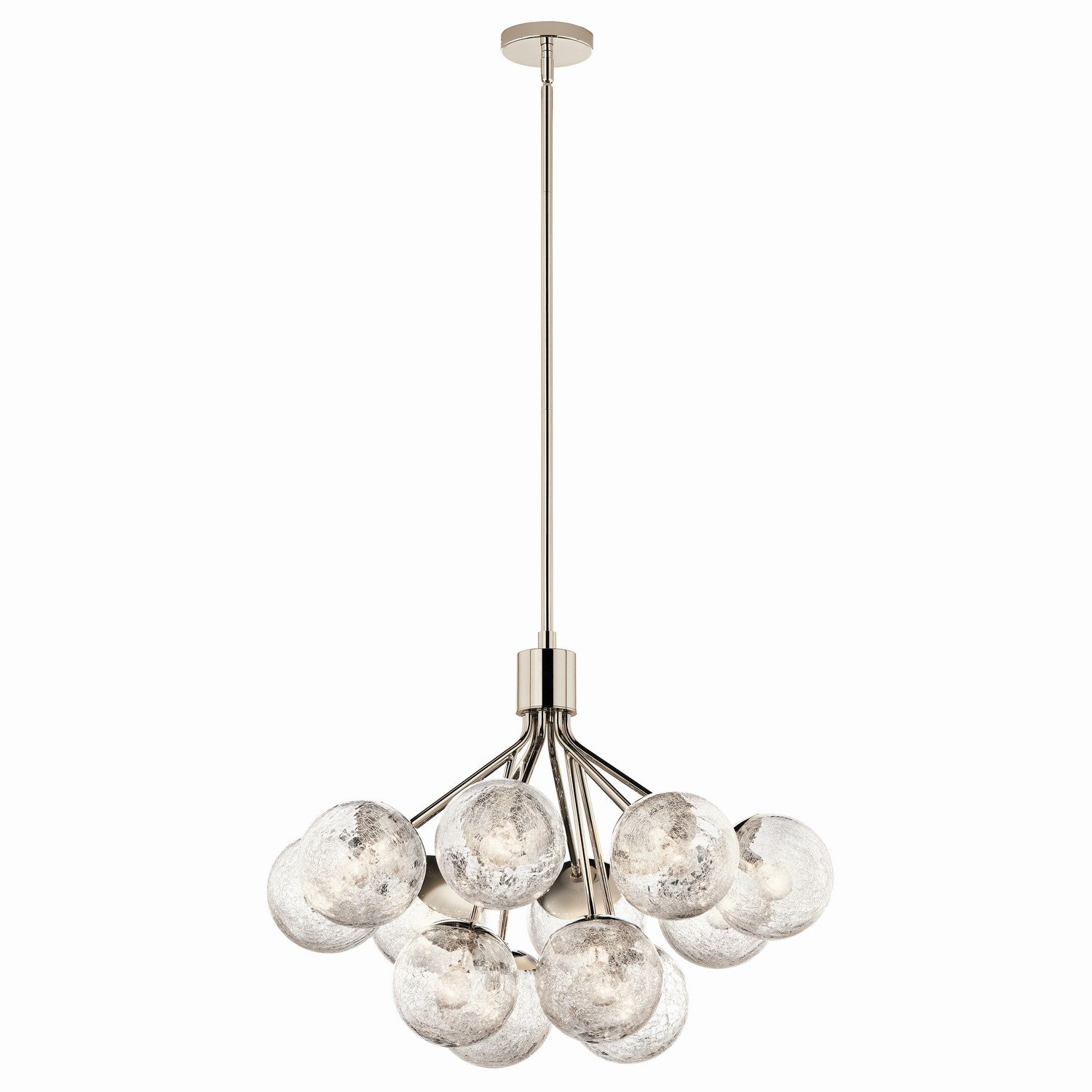 Kichler - 52701PN - 12 Light Chandelier Convertible - Silvarious - Polished Nickel