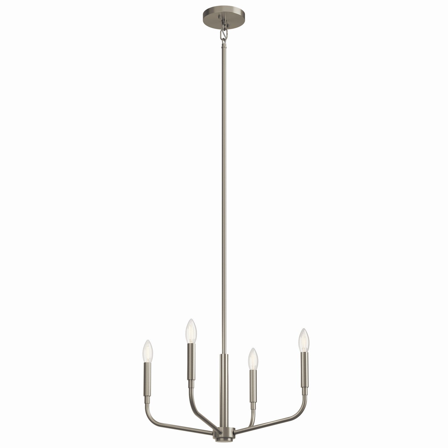 Kichler - 52716NI - Four Light Chandelier/Semi Flush Mount - Madden - Brushed Nickel