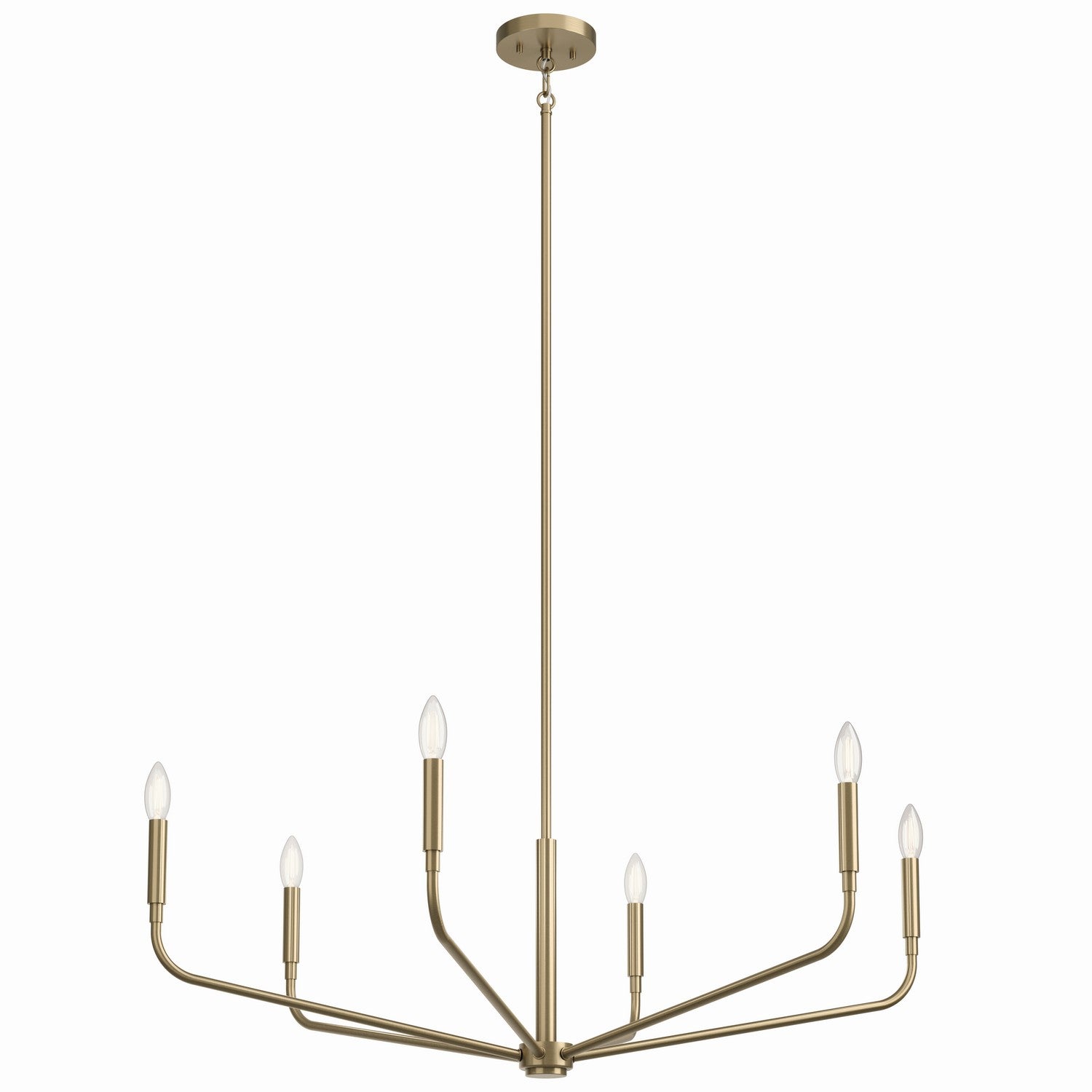 Kichler - 52719CPZ - Six Light Chandelier - Madden - Champagne Bronze