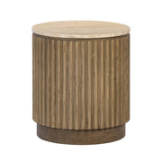 Varaluz - 511TA18A - Side Table - Donovan - Harvest Oak/Mushroom Oak
