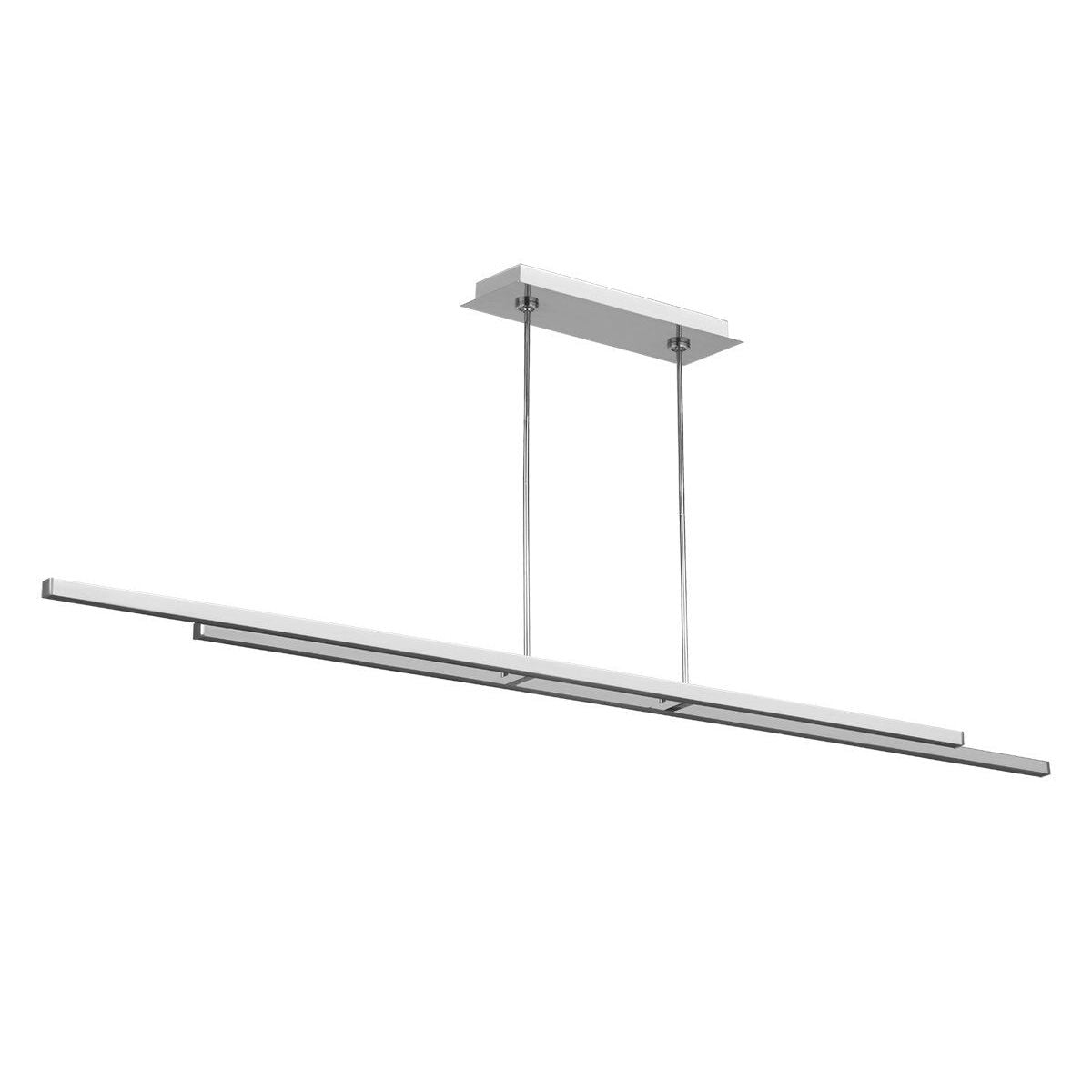 Visual Comfort Modern - 700LSSTG284PSS-LED927 - LED Linear Suspension - Stagger - Polished Stainless Steel