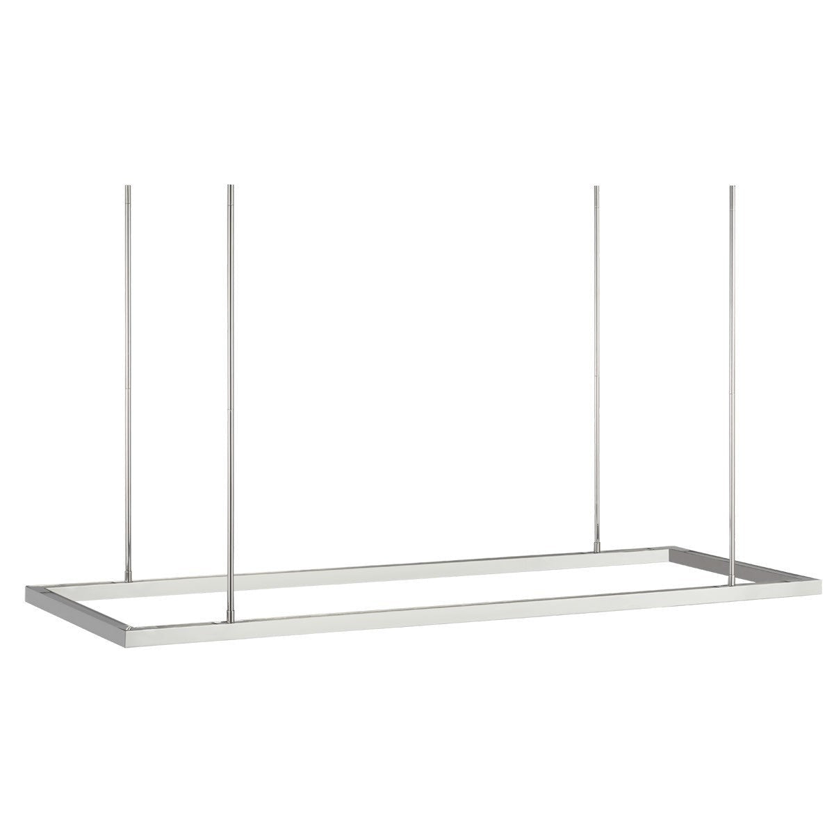 Visual Comfort Modern - 700LSSTG50PSS-LED927 - LED Linear Suspension - Stagger - Polished Stainless Steel