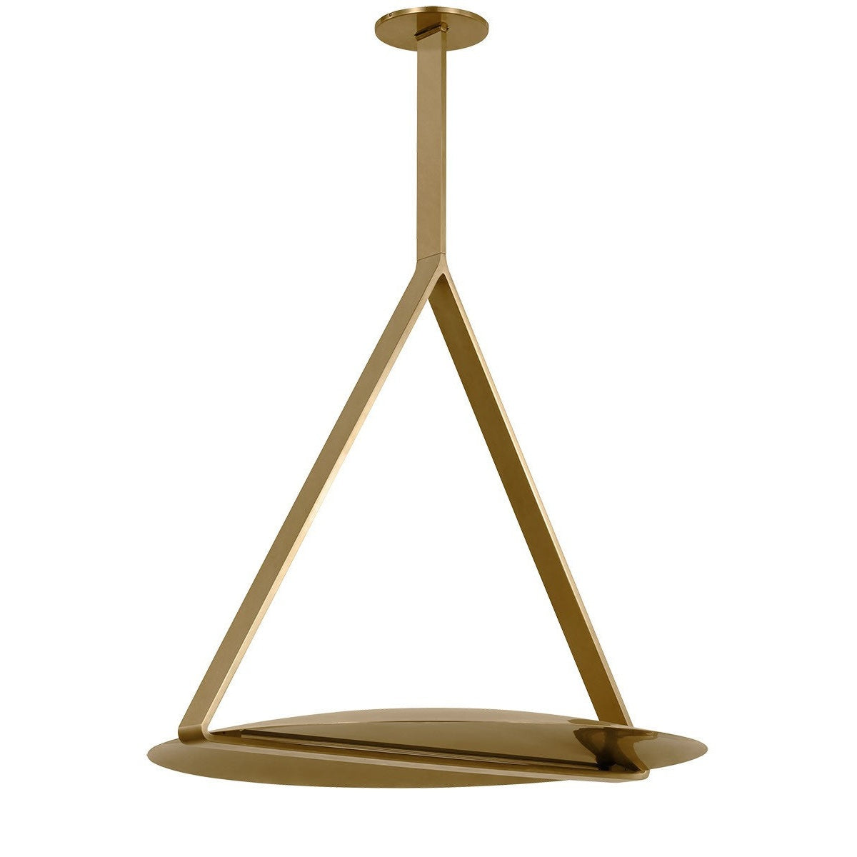 Visual Comfort Modern - PBPD35127NB/NB - LED Pendant - Cymbal - Natural Brass