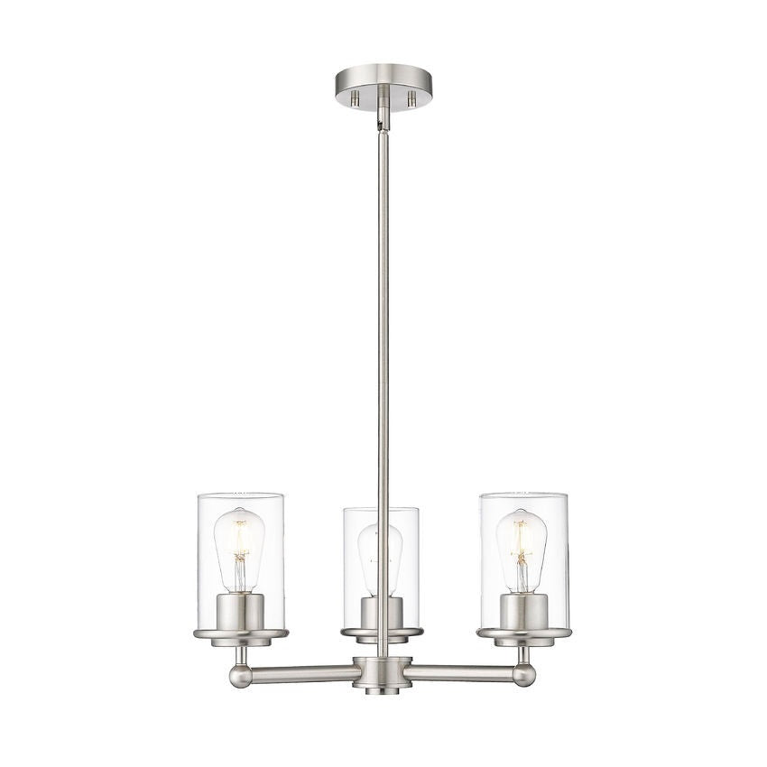 Z-Lite - 742-3BN - Three Light Chandelier - Thayer - Brushed Nickel