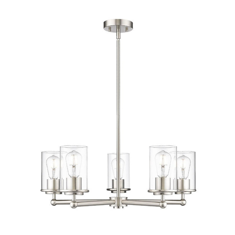 Z-Lite - 742-5BN - Five Light Chandelier - Thayer - Brushed Nickel