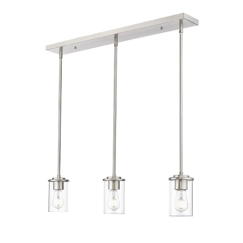 Z-Lite - 742MP-3BN - Three Light Pendant - Thayer - Brushed Nickel