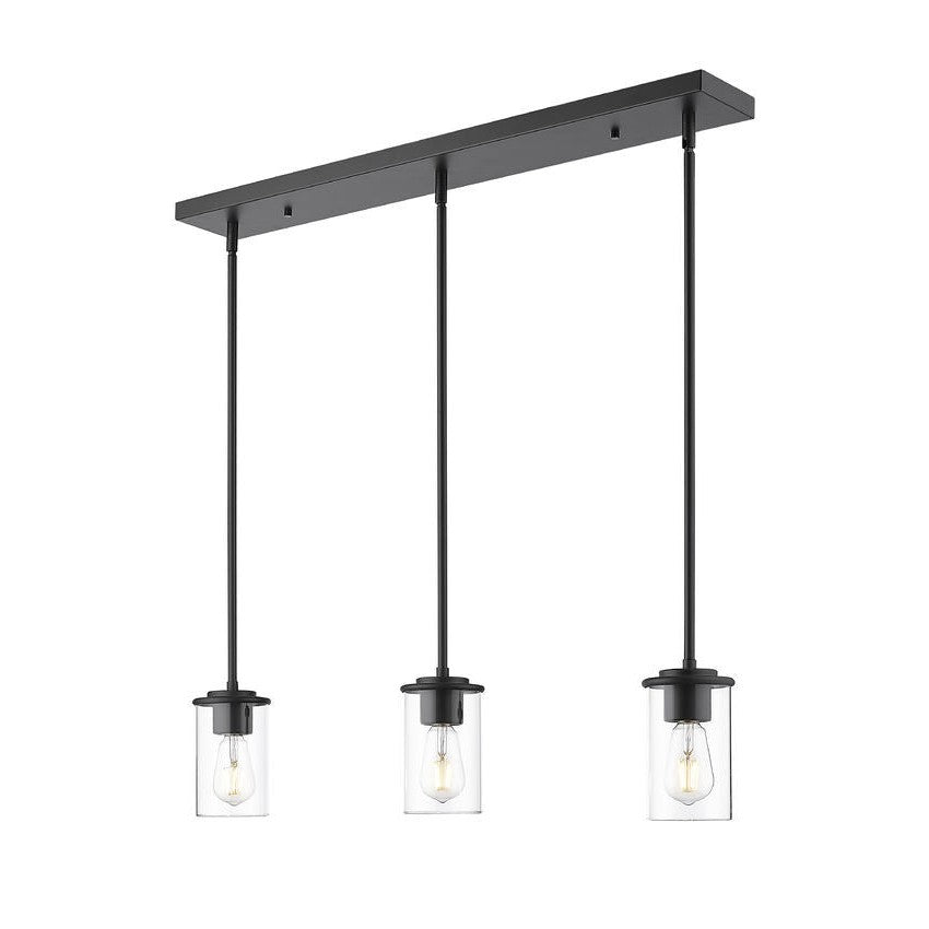 Z-Lite - 742MP-3MB - Three Light Pendant - Thayer - Matte Black
