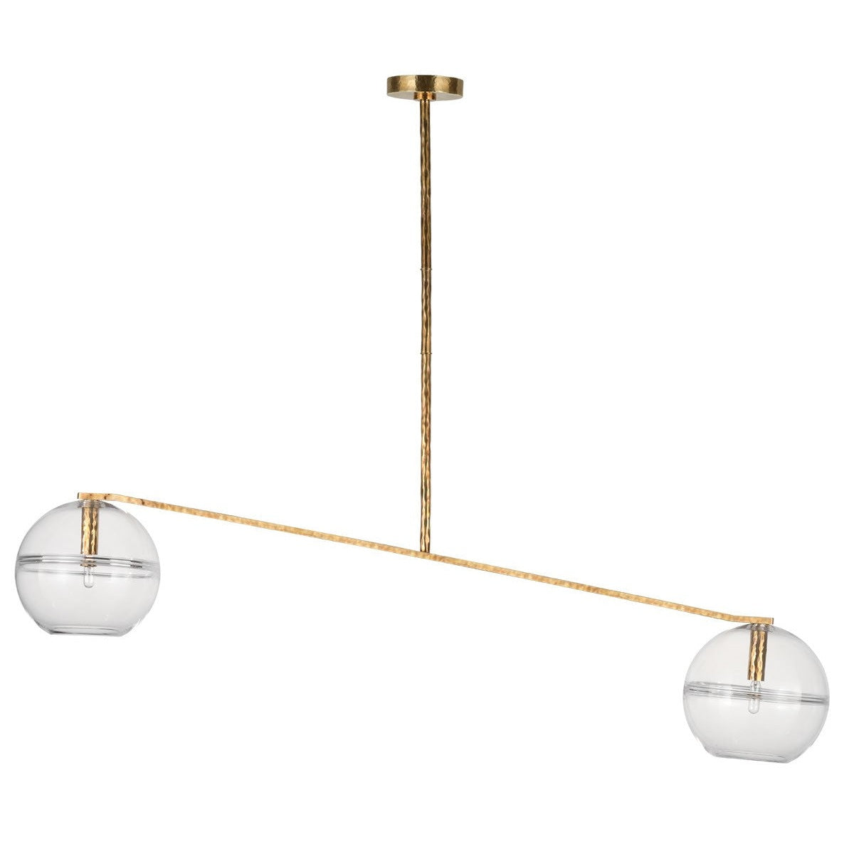 Visual Comfort Modern - SLCH356CPAB-L - LED Chandelier - Lowing - Polished Antique Brass