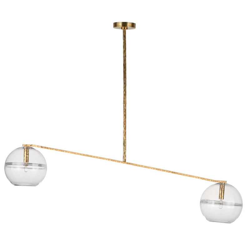 Visual Comfort Modern - SLCH356CPAB-L - LED Chandelier - Lowing - Polished Antique Brass