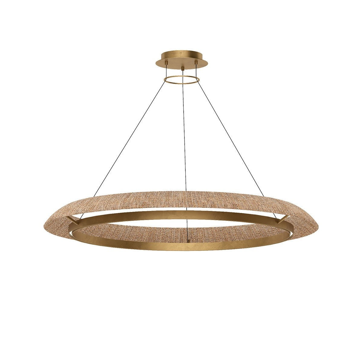 Visual Comfort Modern - SLCH55727NTHAB - LED Chandelier - Noa - Hand Rubbed Antique Brass