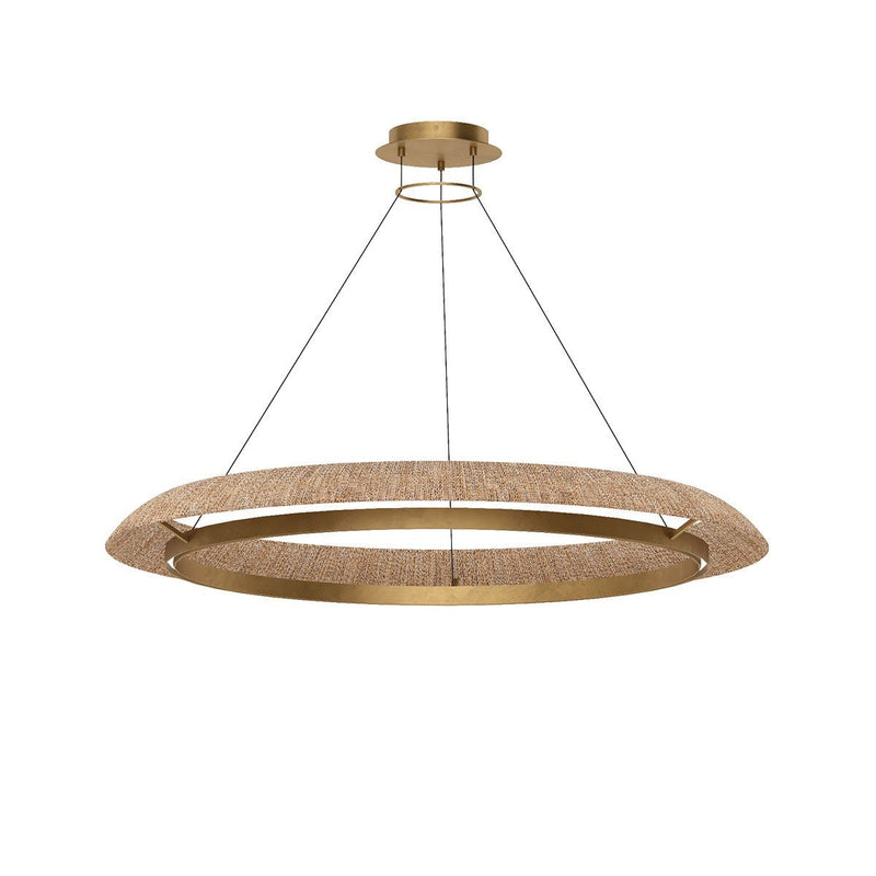 Visual Comfort Modern - SLCH55727NTHAB - LED Chandelier - Noa - Hand Rubbed Antique Brass