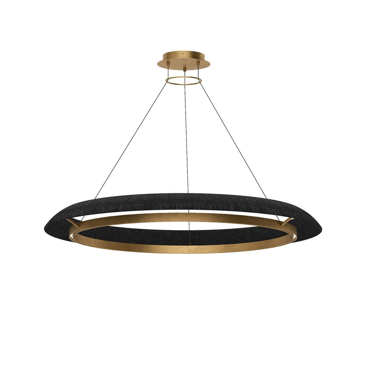 Visual Comfort Modern - SLCH55727WBKHAB - LED Chandelier - Noa - Hand Rubbed Antique Brass