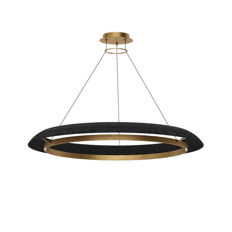 Visual Comfort Modern - SLCH55727WBKHAB - LED Chandelier - Noa - Hand Rubbed Antique Brass