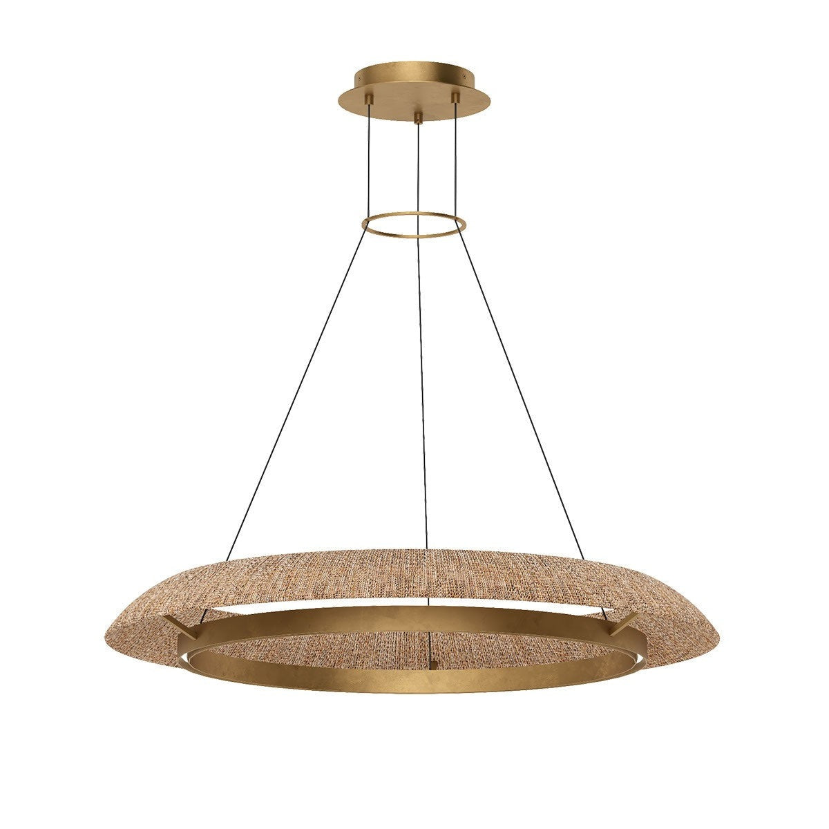 Visual Comfort Modern - SLCH55827NTHAB - LED Chandelier - Noa - Hand Rubbed Antique Brass