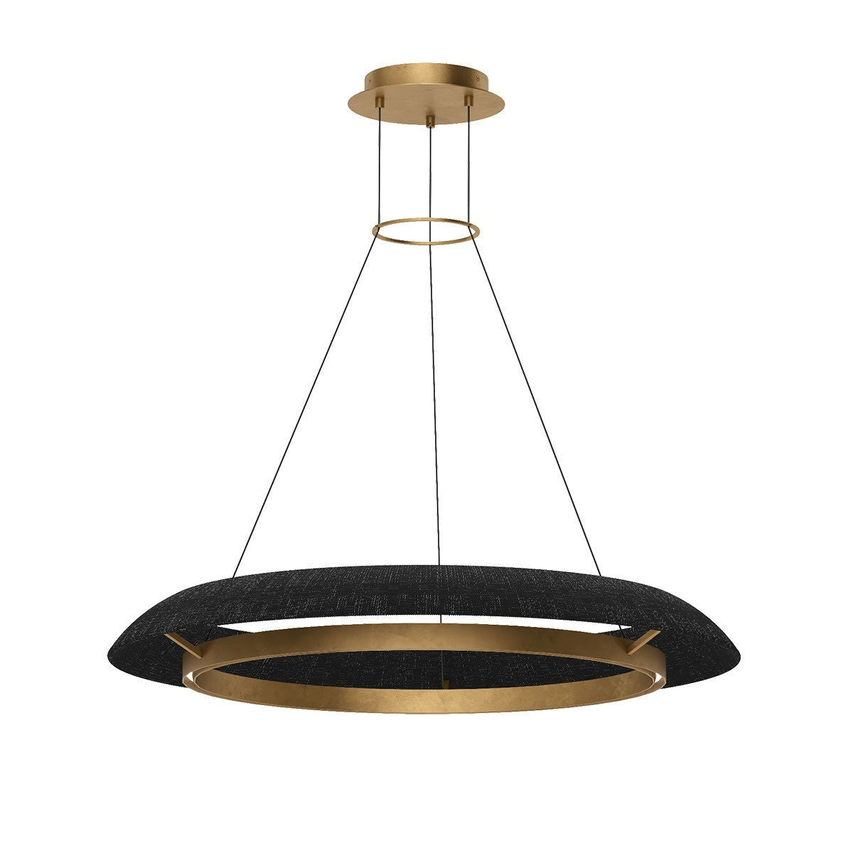 Visual Comfort Modern - SLCH55827WBKHAB - LED Chandelier - Noa - Hand Rubbed Antique Brass