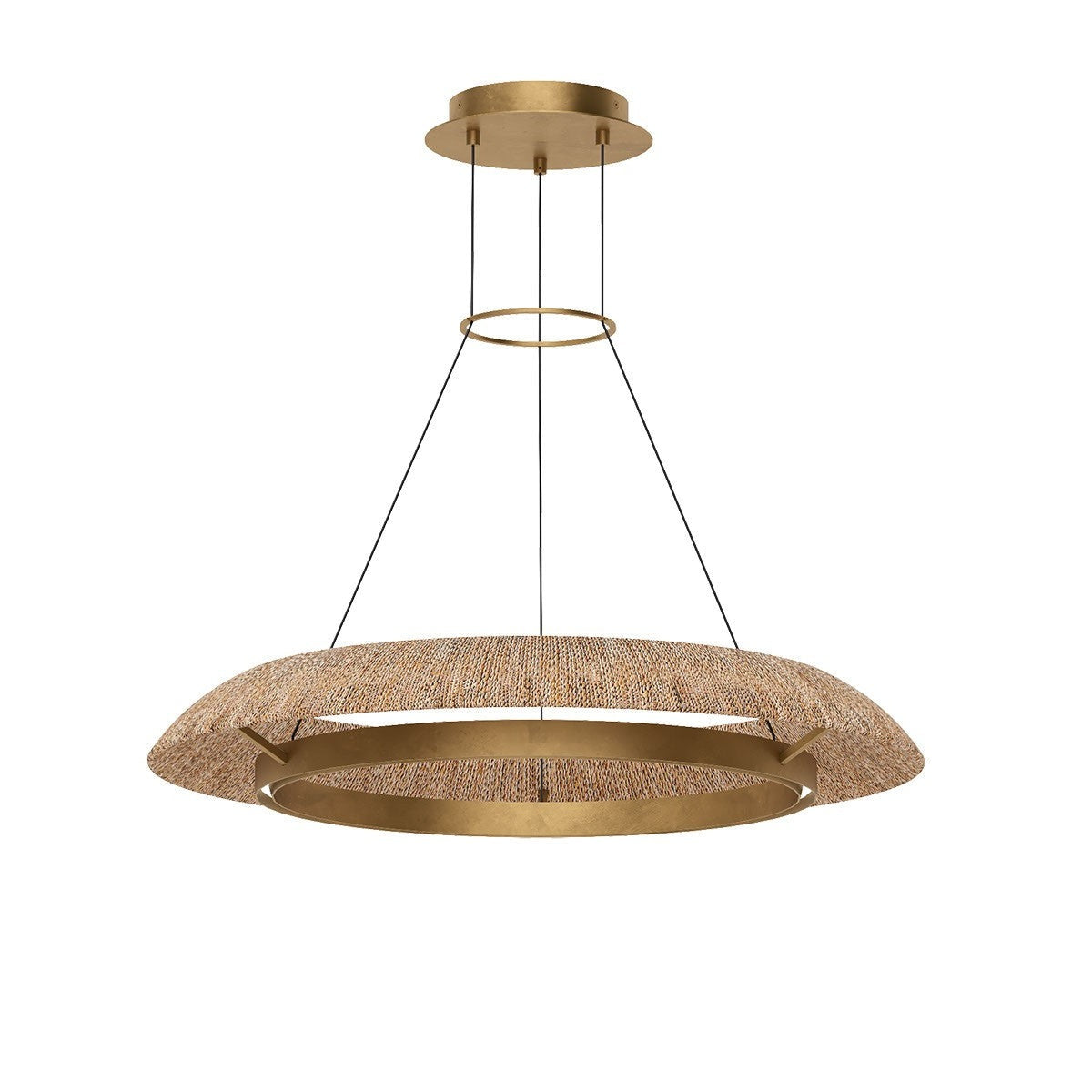 Visual Comfort Modern - SLCH55927NTHAB - LED Chandelier - Noa - Hand Rubbed Antique Brass