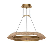 Visual Comfort Modern - SLCH55927NTHAB - LED Chandelier - Noa - Hand Rubbed Antique Brass