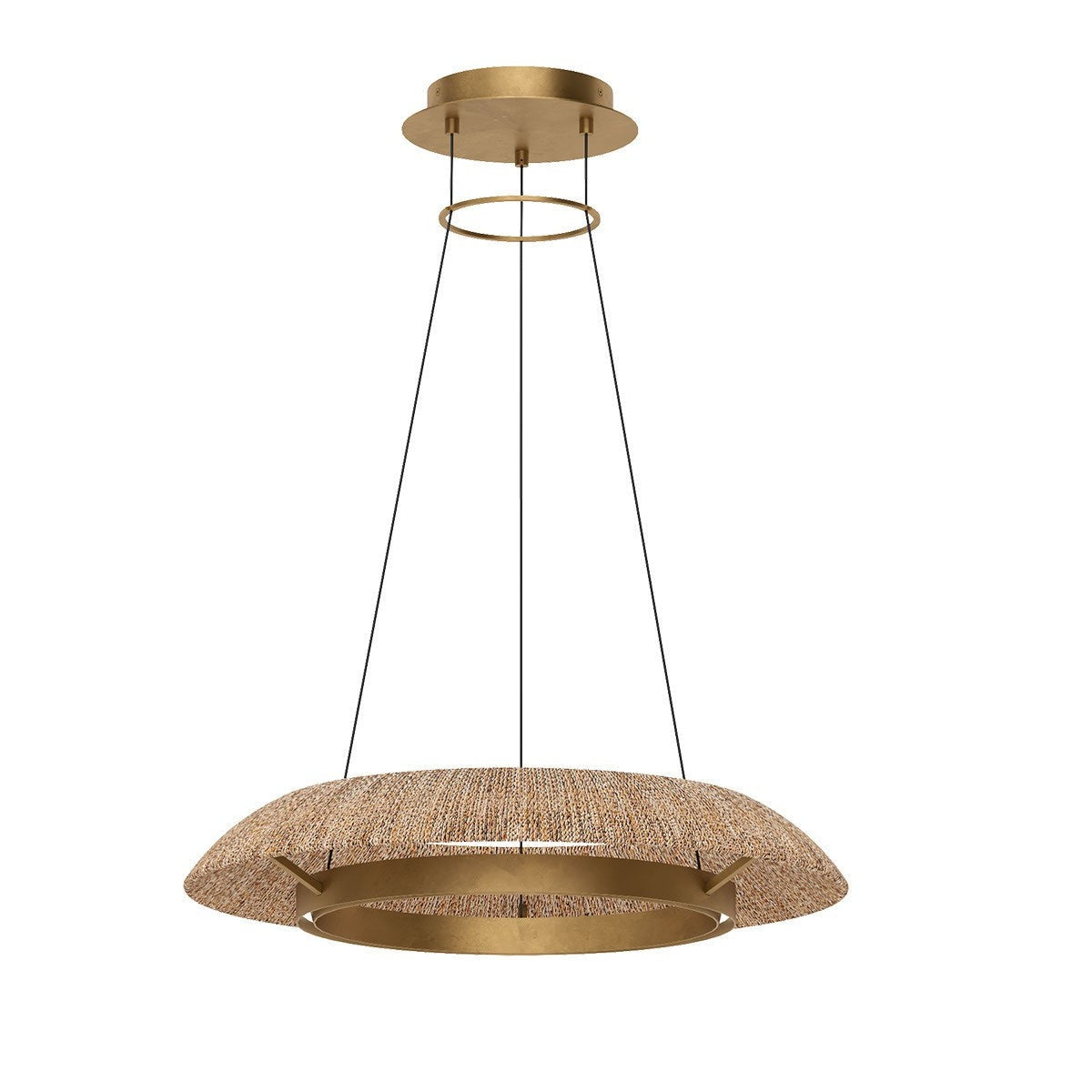 Visual Comfort Modern - SLCH56027NTHAB - LED Chandelier - Noa - Hand Rubbed Antique Brass