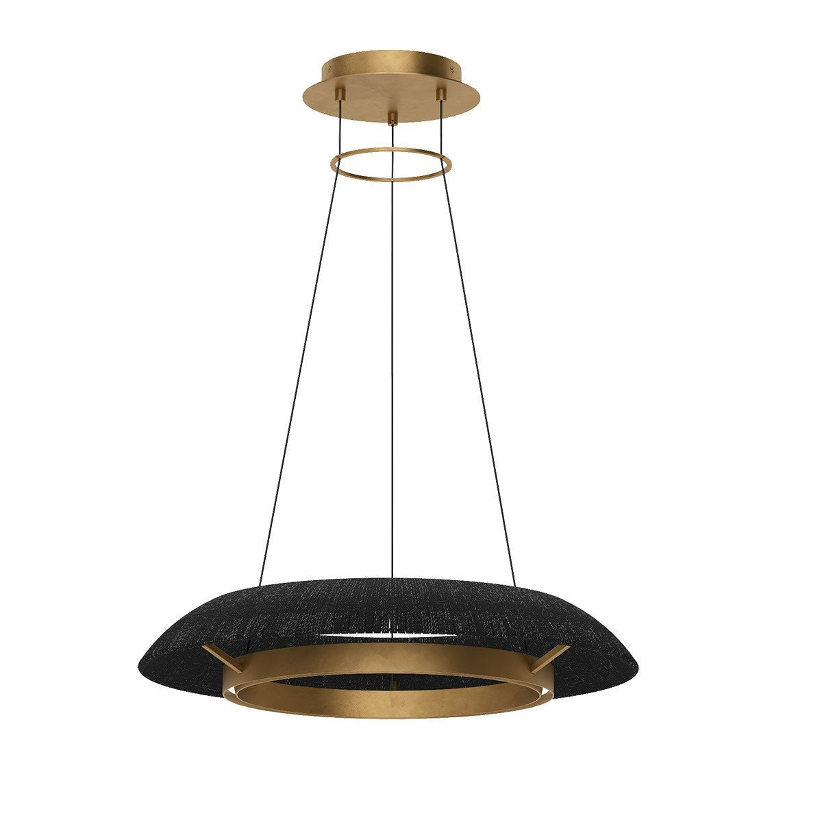 Visual Comfort Modern - SLCH56027WBKHAB - LED Chandelier - Noa - Hand Rubbed Antique Brass
