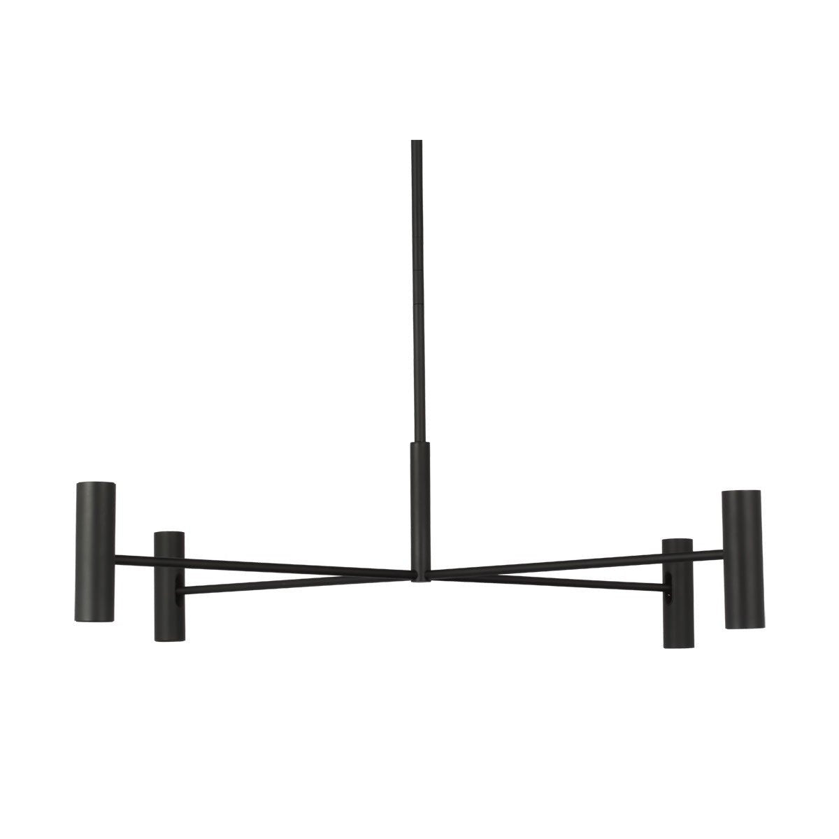 Visual Comfort Modern - SLCH57030B - LED Chandelier - Ponte - Nightshade Black