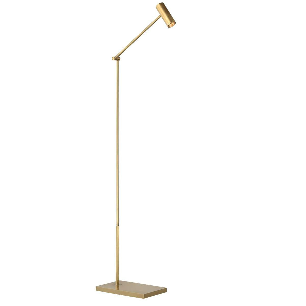 Visual Comfort Modern - SLFL57230HAB - LED Floor Lamp - Ponte - Hand Rubbed Antique Brass