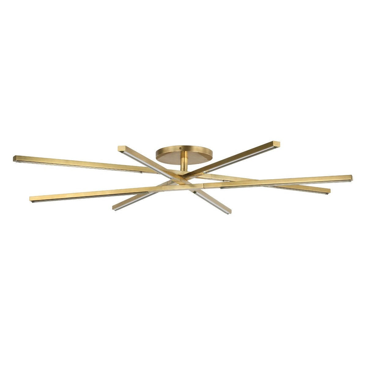Visual Comfort Modern - SLFM56527CCHAB - LED Flush Mount - Cityscape - Hand Rubbed Antique Brass